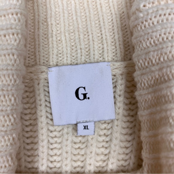 Goop G Label Ribbed Wool Knit Turtleneck Sweater - Picture 5 of 6